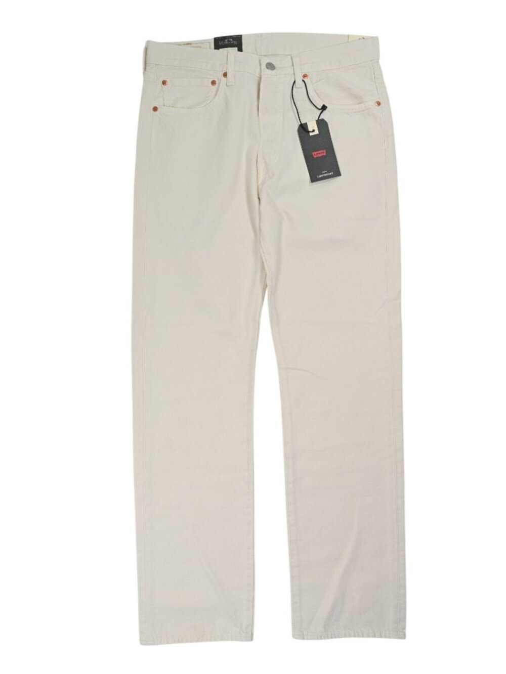Levi's 501 Original Fit Lightweight Jeans in Rent Free - White